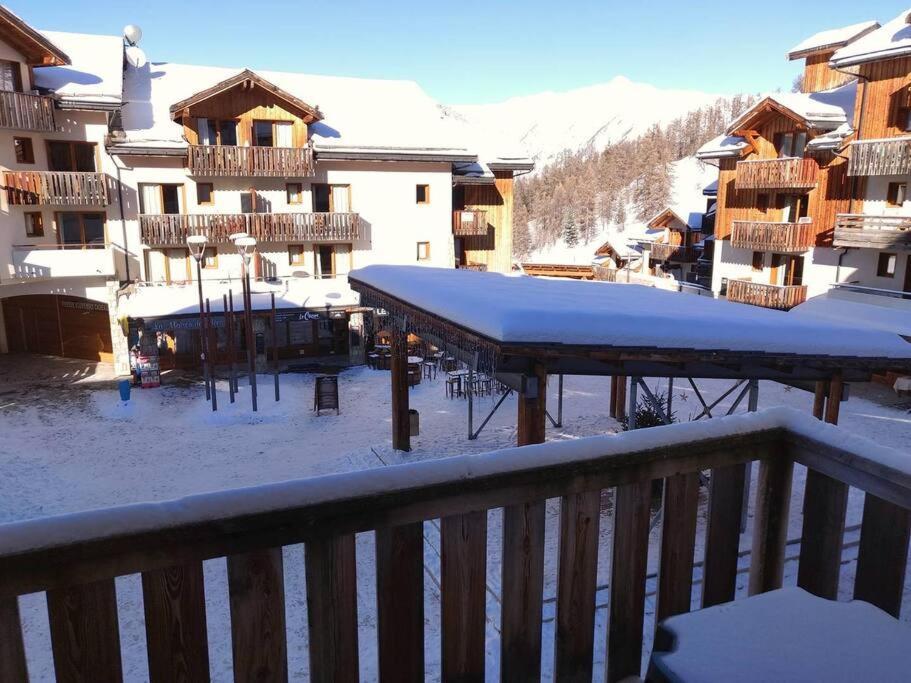 T2 + Coin Montagne - Wifi/Piscine - Les Orres 1800 Exterior foto