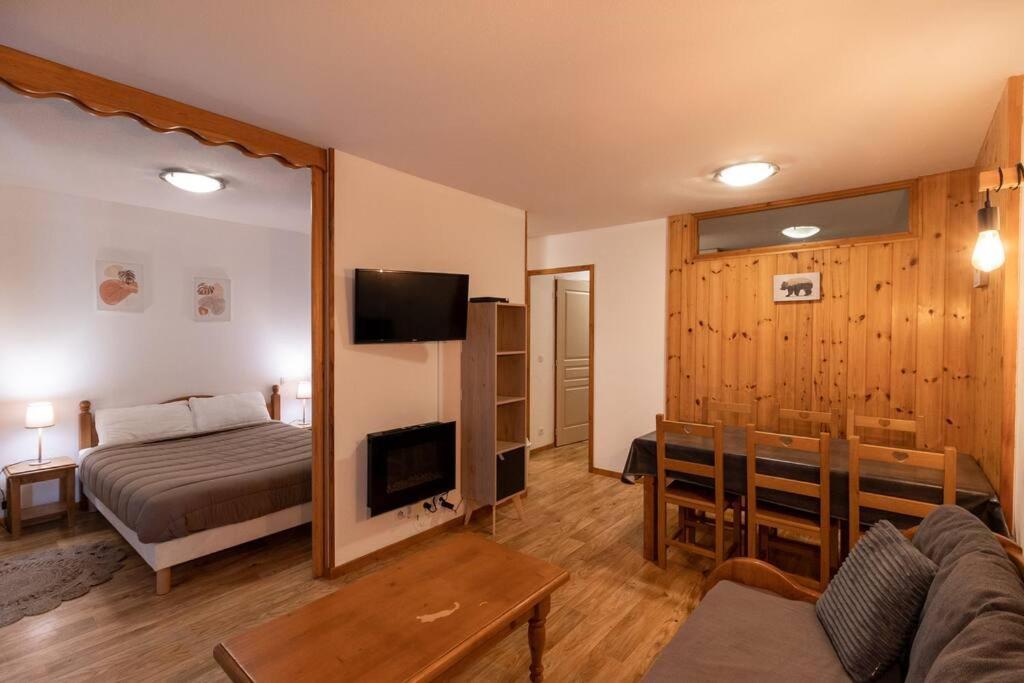 T2 + Coin Montagne - Wifi/Piscine - Les Orres 1800 Exterior foto