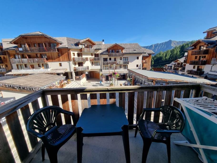 T2 + Coin Montagne - Wifi/Piscine - Les Orres 1800 Exterior foto