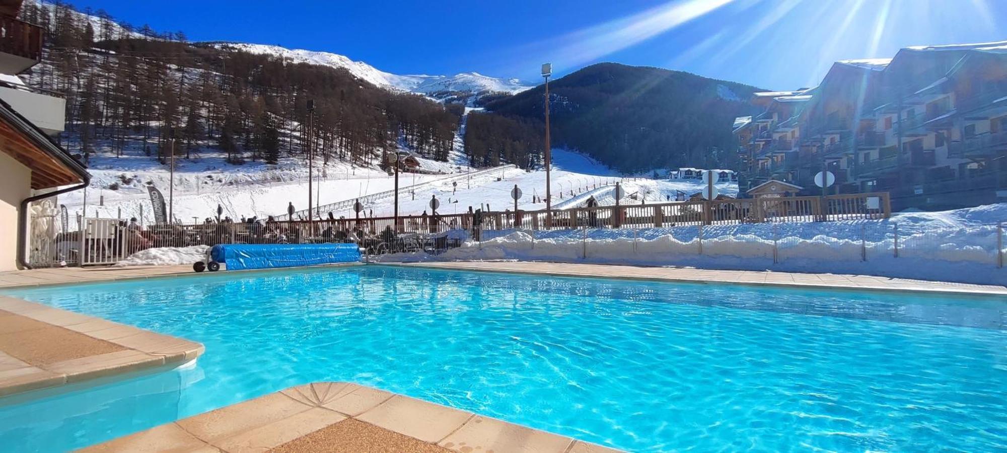 T2 + Coin Montagne - Wifi/Piscine - Les Orres 1800 Exterior foto